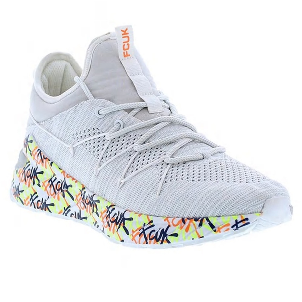 French Connection Graffiti Sneaker - white - new in box